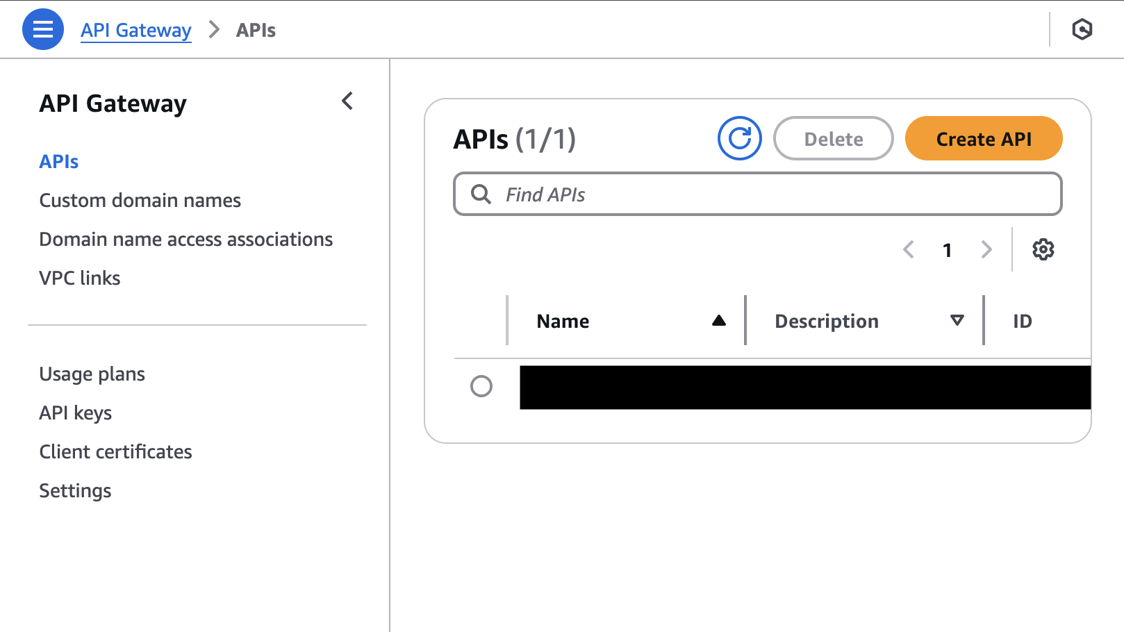 Create an API Gateway