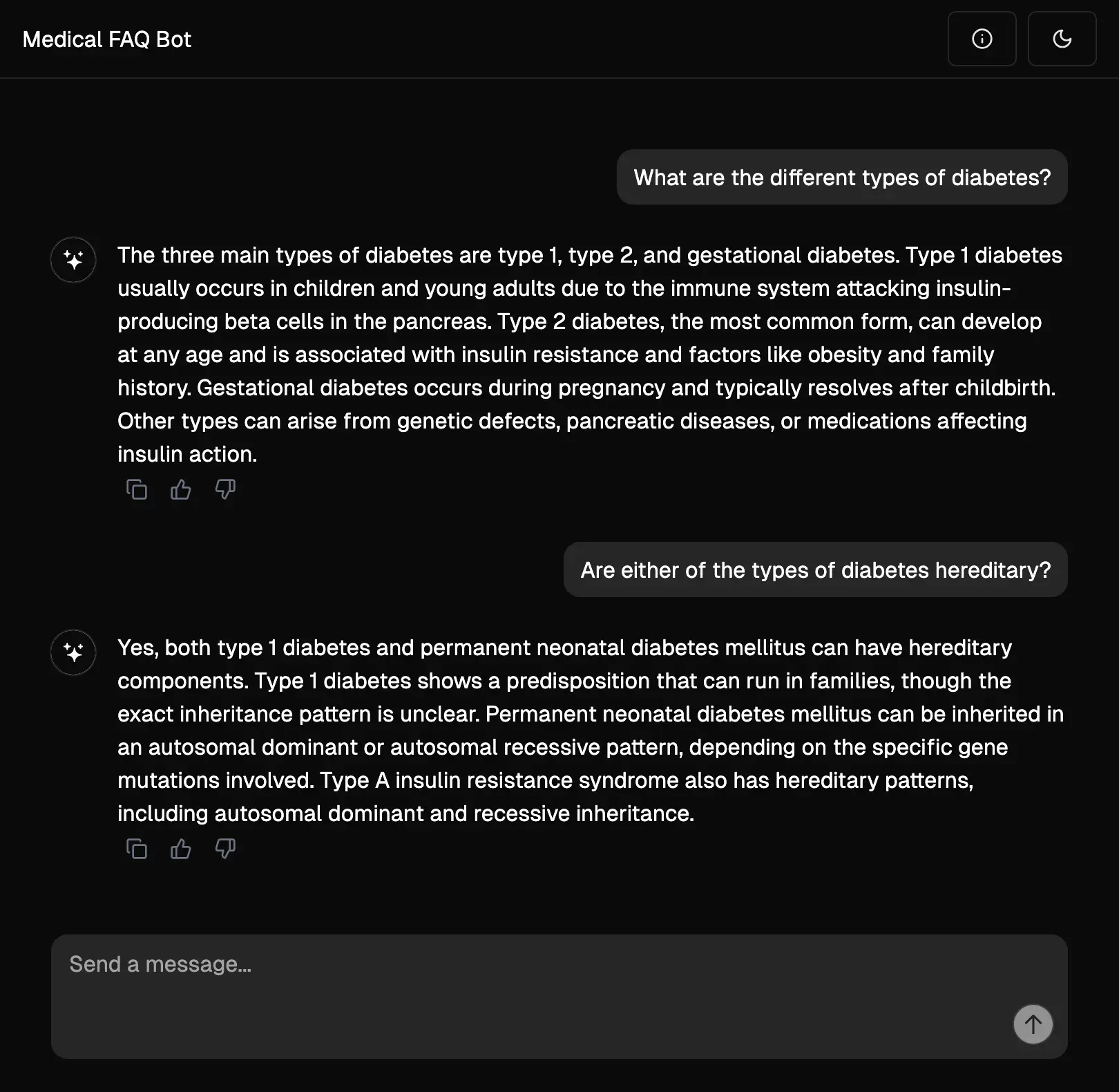 Demonstration screenshot of HinDict the Hindi to English dictionary project using the word Namaste as input